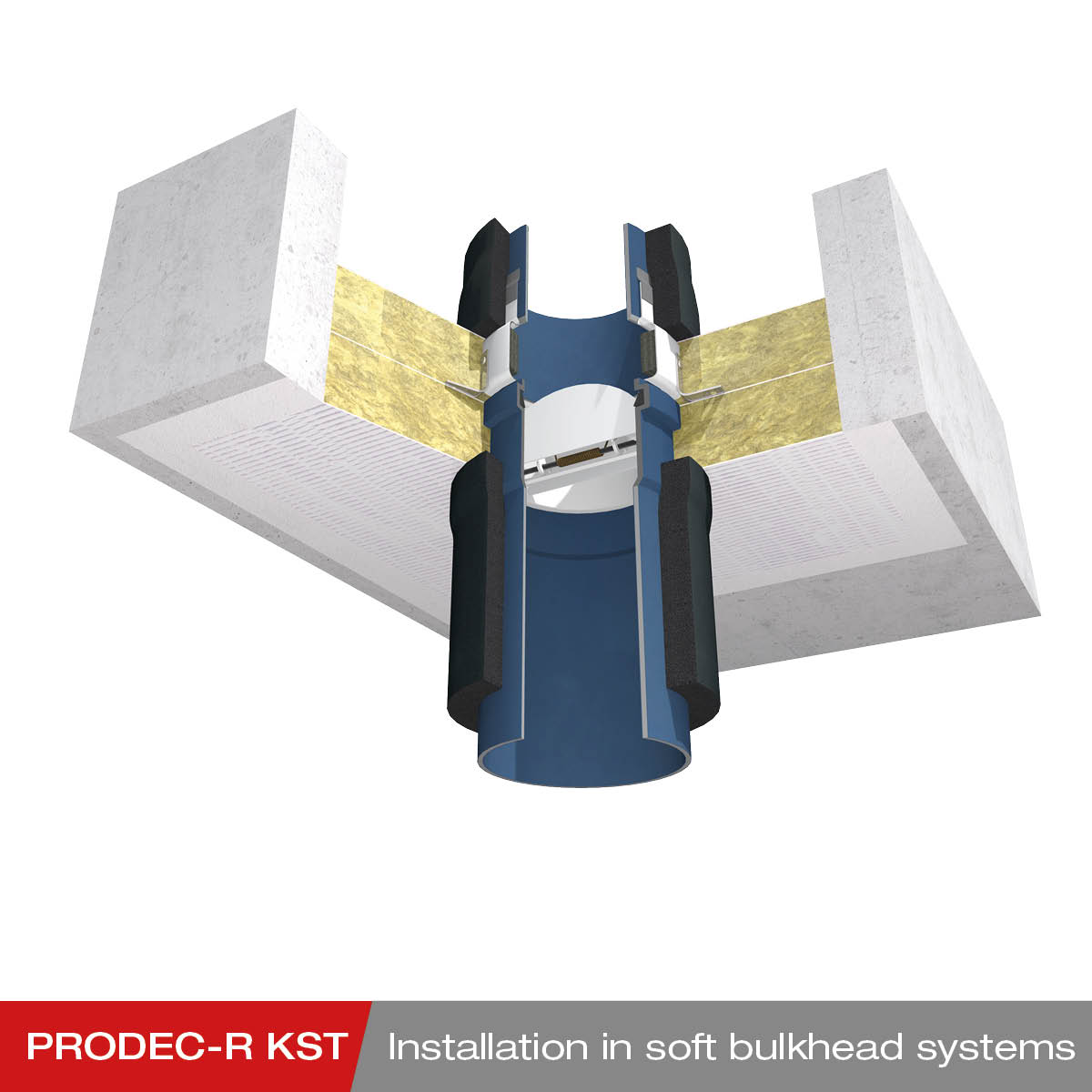 Installation - PRODEC-R KST in soft bulkhead